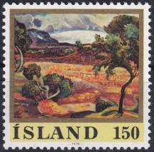 1976, Island, 0513, 100. výročí narození Asgrimura Jonssona ✶✶