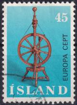1976, Island, 0515, EUROPA: Umělecká řemesla ⊙ 