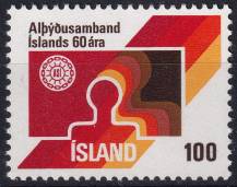 1976, Island, 0519, 60 let islandských odborových svazů ✶✶