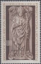 1976, Lichtenštejnsko, 0666, Biskup Orlieb von Brandis ∗∗