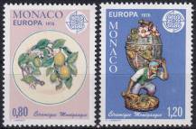 1976, Monako, 1230/1231, EUROPA: Umělecké řemeslo ✶✶