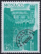 1976, Monako, 1235, Výplatní známka: Věž s hodinami (✶)