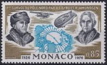 1976, Monako, 1242, 50. výročí první letu nad severním pólem ✶✶