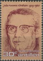 1976, Nizozemské Antily, 0313, 67. výročí narození Julia Antonia Abrahama ∗∗