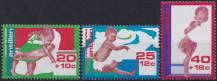 1976, Nizozemské Antily, 0317/0319, Příplatkové pro mládež ∗∗