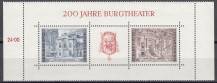 1976, Rakousko, A03, 200 let Burgtheatru, Vídeň, **