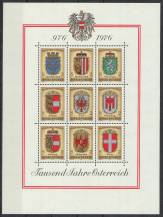 1976, Rakousko, A04, 1000 let Rakouska, **
