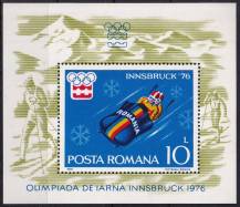 1976, Rumunsko, A128, Zimní olympijské hry, Innsbruck - Dvojbob   ✶✶