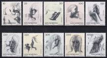 1976, San Marino, 1105/1114, Výplatní známky: Ctnosti ✶✶