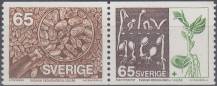 1976, Švédsko, 0941/0942St, 100 let Švédské zemědělské kontroly ∗∗ 