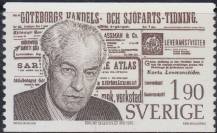 1976, Švédsko, 0951, 100. výročí narození Torgna Segerstedta ∗∗