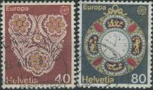 1976, Švýcarsko, 1073/1074, EUROPA: Umělecká řemesla ⊙