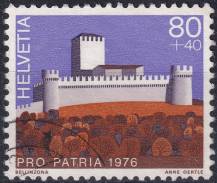 1976, Švýcarsko,1078, „Pro Patria“: Zámky (I) - Castello di Montebello ⊙