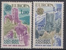 1977, Andorra (Francouzská pošta), 0282/0283, EUROPA, **