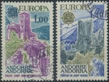 1977, Andorra (Francouzská pošta), 0282/0283, EUROPA: Regiony ⊙