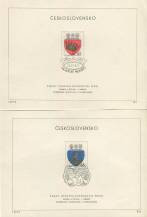 1977, ČSR II, NL02a-d/1977, Znaky československých měst