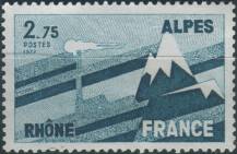 1977, Francie, 2008, Výplatní známka: Regiony Francie - Rhone-Alpes ∗∗