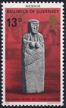 1977, Guernsey, 0152, Prehistorické památky: Menhir, St. Martin ✶✶ 