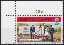 1977, Guernsey, 0153p, 100 let nemocniční péče řádu Johanitů: Mobilní nemocniční stanice ✶✶ L H
