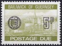 1977, Guernsey, DL23, Doplatní známky: Přístav St. Peter  ✶✶  
