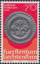 1977, Lichtenštejnsko, 0678, Mince (I): Stříbrný brakteát z Lindau ∗∗