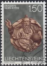 1977, Lichtenštejnsko, 0691, Vánoce: Sochy - Bůh otec ⊙