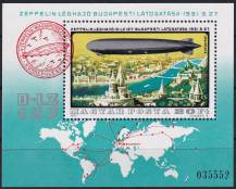 1977, Maďarsko, A127A, Letecký aršík: Historie vzducholodí ✶✶