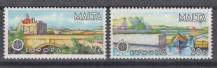 1977, Malta, 0554/0555, EUROPA, **