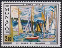 1977, Monako, 1269, 100. výročí narození Raoula Dufyho ✶✶