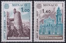 1977, Monako, 1273/1274, EUROPA: krajiny ✶✶