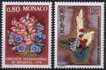 1977, Monako, 1290/1291, Mezinárodní soutěž ve vázání květin, Monte Carlo (1978) ✶✶