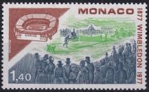 1977, Monako, 1298, 100 let mezinárodního anglického mistrovství v tenise, Wimbledon ✶✶