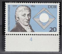 1977, NDR, 2215, Významné osobonosti (V): 200. výročí narození Carla Fredricha Gausse, počitadlo, **