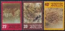 1977, Nizozemské Antily, 0326/0328, Indiánské skalní rytiny ∗∗