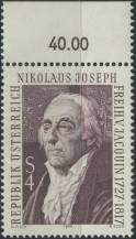1977, Rakousko, 1540p, 250. výročí narození Nikolause Josefa svobodného pána von Jacquin ∗∗