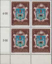 1977, Rakousko, 1552p, 350 let města Schwanenstadtu ∗∗ ⊞ r