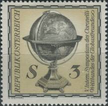1977, Rakousko, 1554, Mezinárodní sympozium Coronelliho světového svazu přátel globusu ∗∗