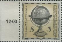 1977, Rakousko, 1554p, Mezinárodní sympozium Coronelliho světového svazu přátel glóbusu ∗∗