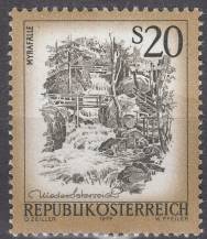 1977, Rakousko, 1565, Výplatní známka - Krásy Rakouska, **