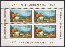 1977, Rumunsko, A141, INTEREUROPA: Sinala, Karpaty   ✶✶