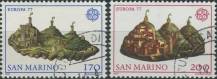 1977, San Marino, 1131/1132, EUROPA: Regiony ⊙