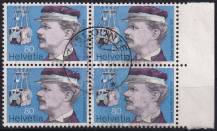 1977, Švýcarsko, 1091, Portréty (IV): Průkopníci letectví - Eduard Spelterini ⊙ ⊞ o P