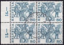 1977, Švýcarsko,1107A, Výplatní známka: Lidové zvyky (II) ⊙  ⊞ o L