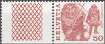 1977, Švýcarsko, W29ru, Výplatní známka: Lidové zvyky ∗∗ 