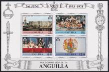 1978, Anguilla, A021, 25. výročí korunovace královny Alžběty II. ✶✶