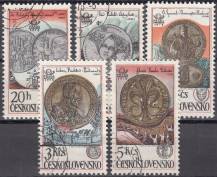 1978, ČSR II, 2298/2302, 650. výročí založení mincovny v Kremnici ⊙