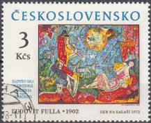 1978, ČSR II, 2348, Umění: 30. výročí Slovenské národní galerie - L´Fulla, Sen na salaši ⊙