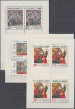 1978, ČSR II, PL2347/2349, Umění: 30. výročí Slovenské národní galerie ∗∗