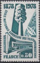 1978, Francie, 2068, 100 let Národní vysoké školy telekomunikační, **