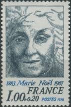 1978, Francie, 2071, 95. výročí narození Marie Noëli ∗∗